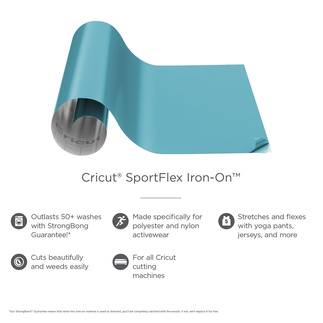 Cricut SportFlex Iron on, Metallic Ocean