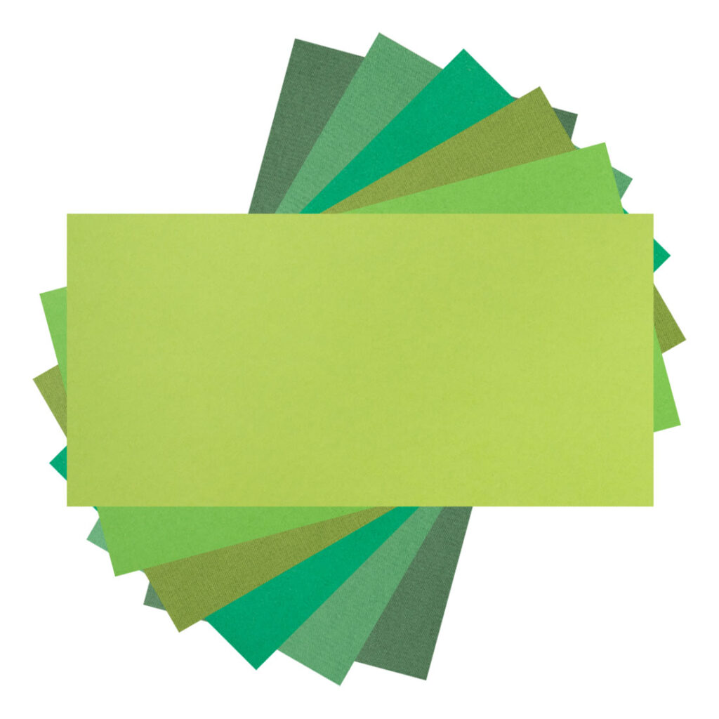 Cricut Cardstock Sampler, Greens Tones 12" x 24"