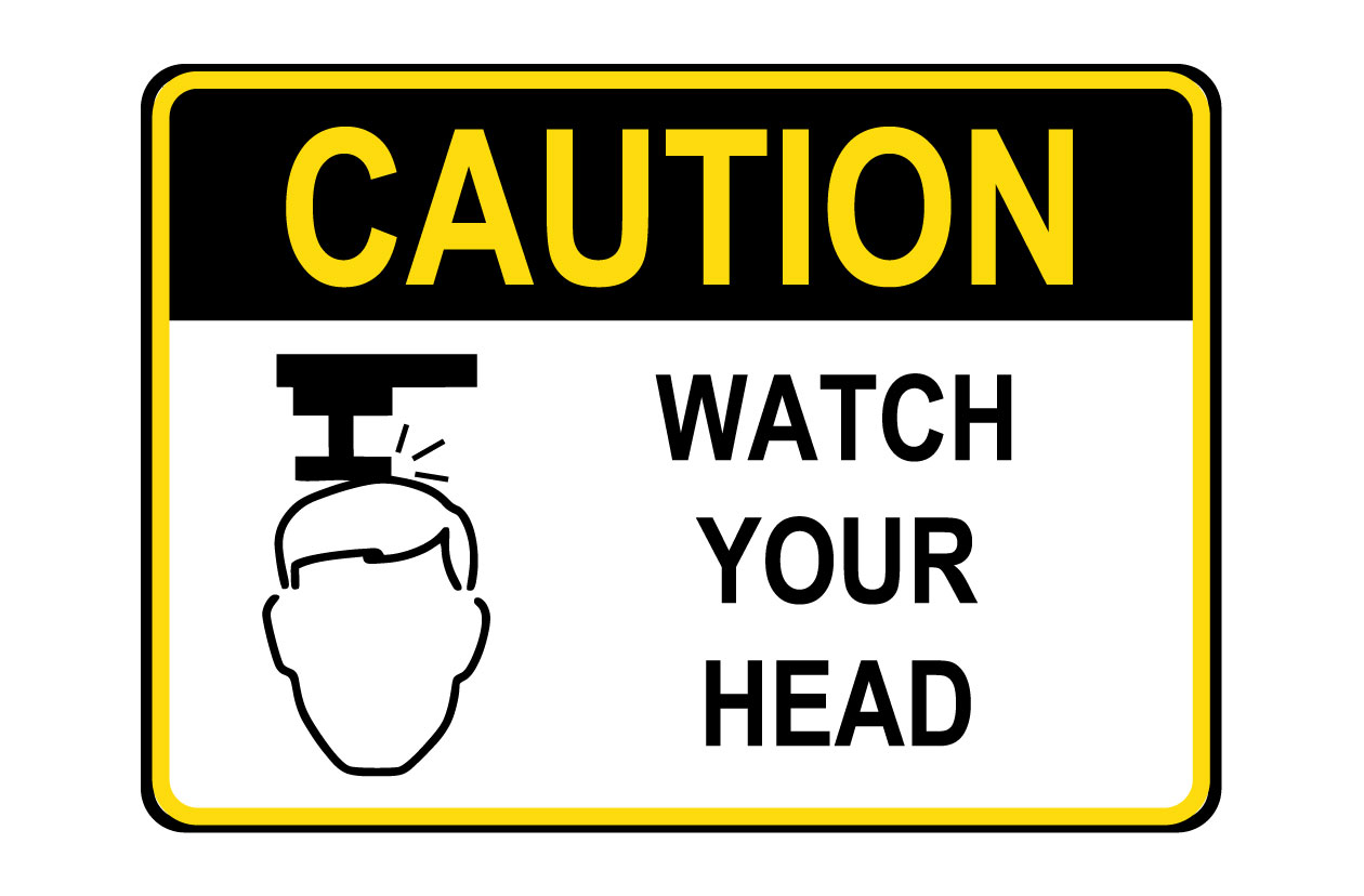 Bannerbuzz Osha Caution Watch Your Head Sign